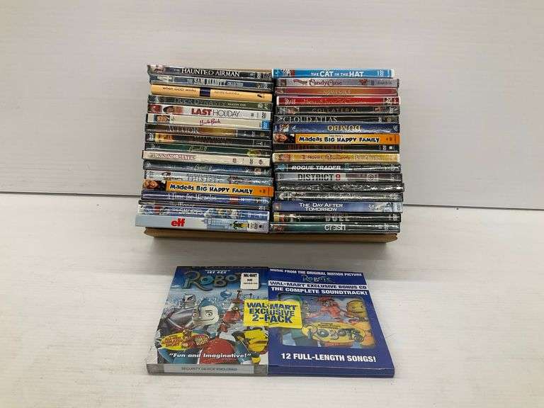 Primarily Sealed DVDs and 'Robots' DVD/Soundtrack image