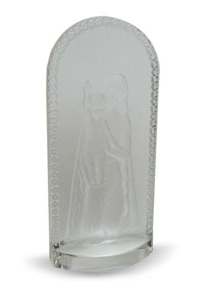 Lalique France Christian Crystal Figurine image