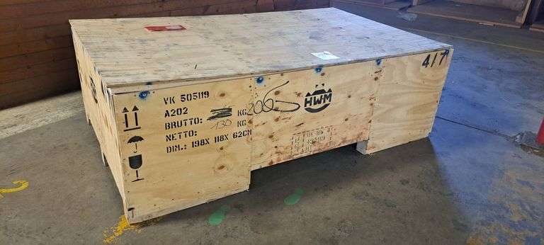 Wooden Shipping Container ... 26 x 78 x 46 in. image