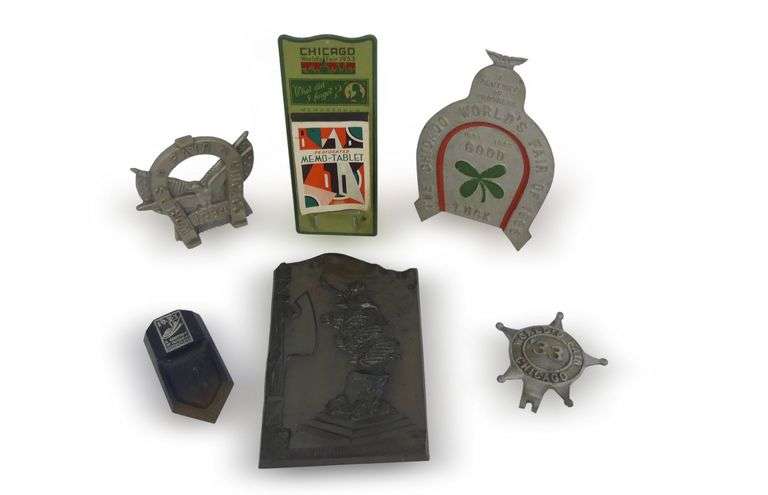 1933-1934 Chicago World's Fair Commemorative Medallions and Memorabilia image