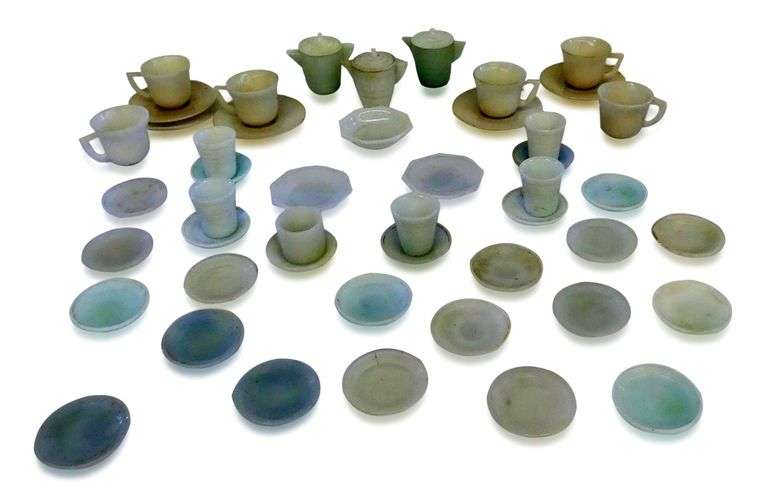 Child's Akro Agate Tea Set image