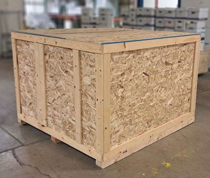 Wooden Shipping Container ... 52 x 69.5 x 74.5 in. image