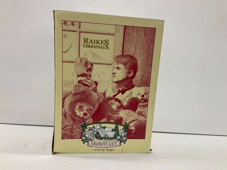 Robert Raikes Original Snowflake with Sleigh in Box... see photos image