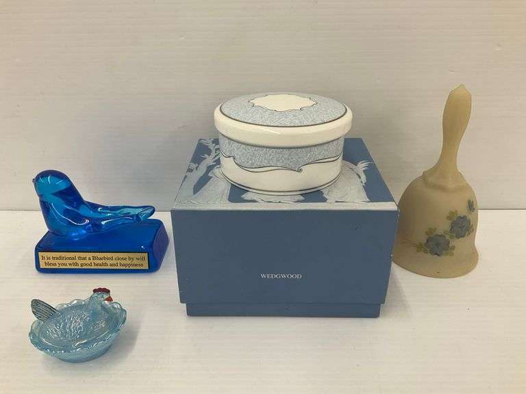 Wedgwood and Fenton Glass Items image