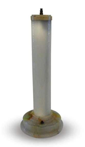 Houze Cylinder Shaped Table Lamp - Needs New Bulbs image