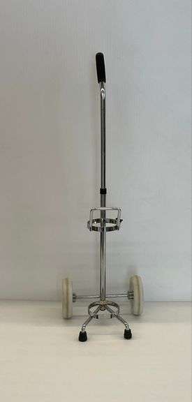 Metal Rolling Oxygen Tank Holder image