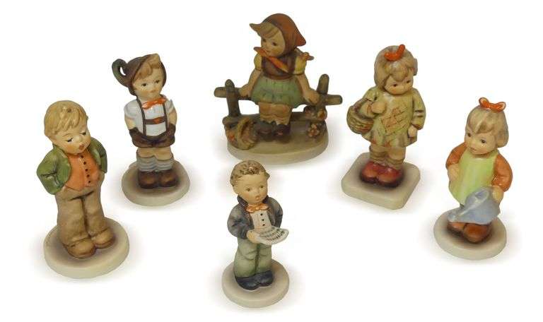 Six Goebel M.I. Hummel Figurines image