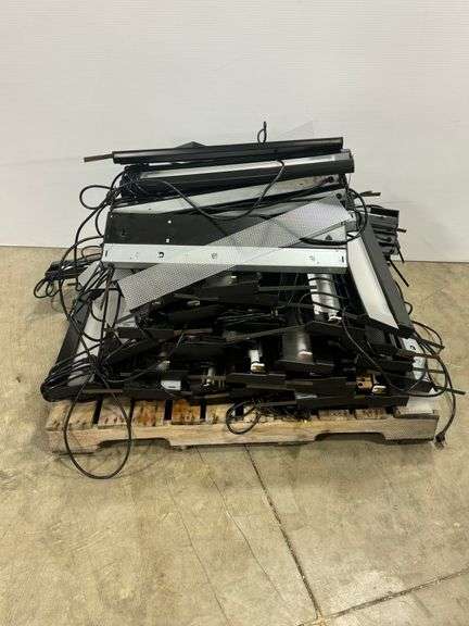 Pallet of Fluorescent Tube Lighting Fixtures image