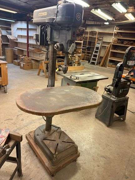 Rockwell Delta Drill Press - Catalog No. 70-400 ... 78 x 40 x 30 in. image