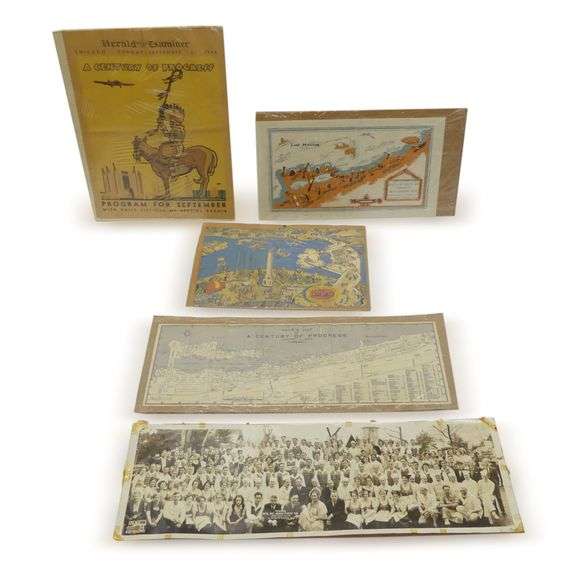 Chicago World's Fair "A Century of Progress" Ephemera Lot image