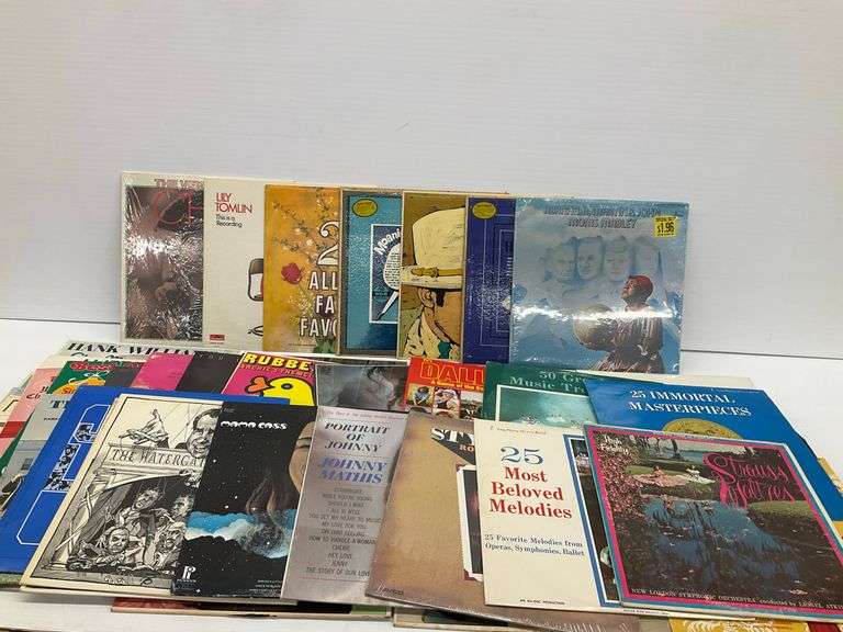 20+ Various Vinyl Records - Dean Martin, Lily Tomlin, Johnny Mathis and Others image