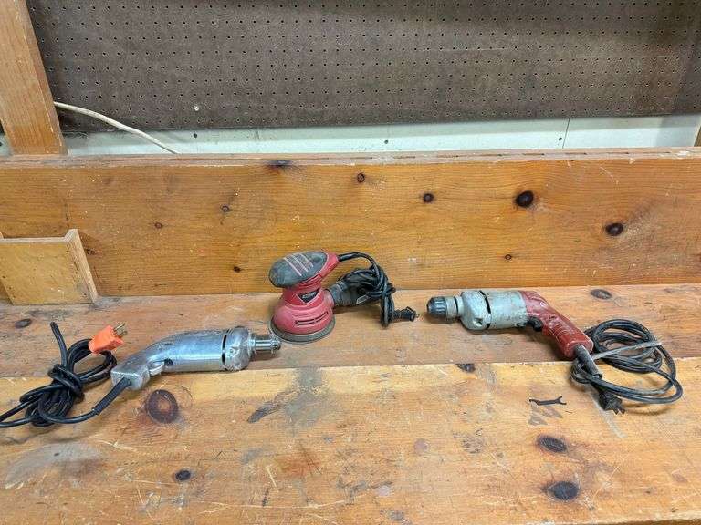 Milwaukee Hole-Shooter Drills and Tool Shop Orbital Sander image