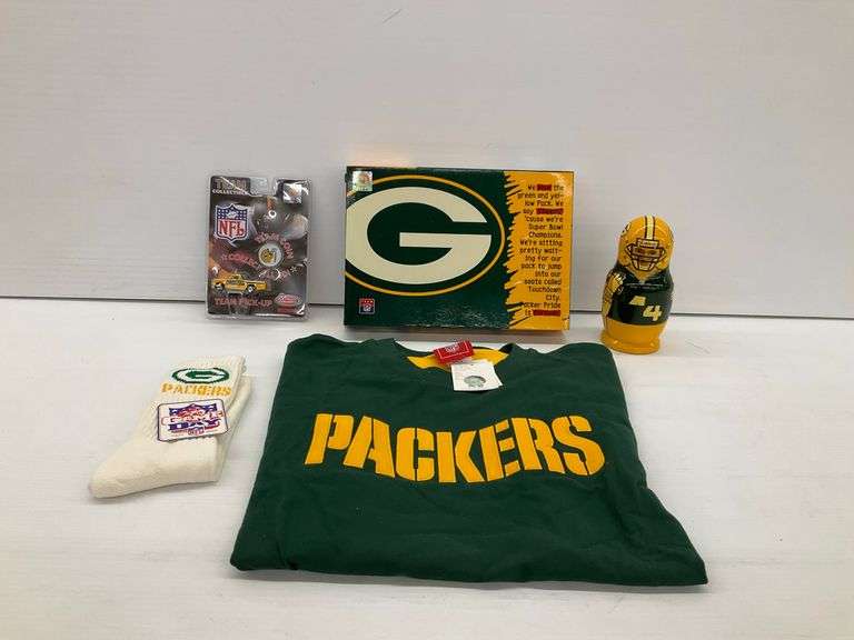 Green Bay Packers Merchandise: T-Shirt, Socks, Nesting Dolls, and More image