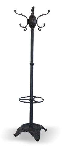 Cast Iron Coat and Hat Rack image