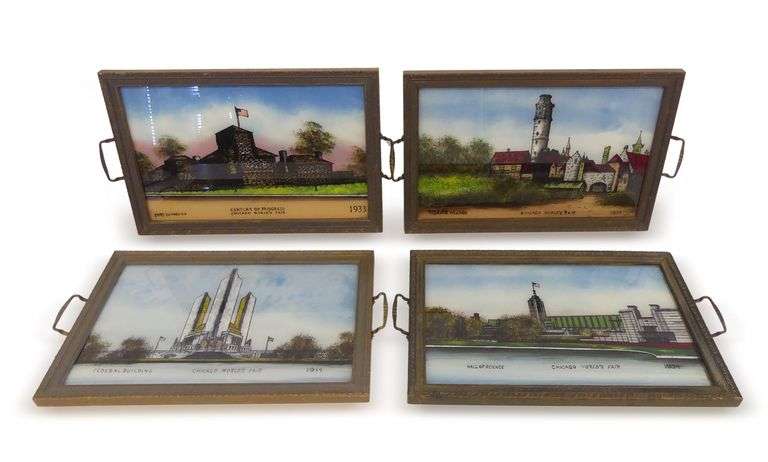 Chicago World's Fair Trays image