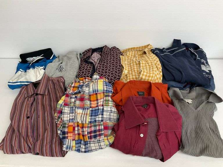 Men's Shirts Bundle Featuring: Polo Ralph Lauren, Arrow, Pepe Jeans, & More image