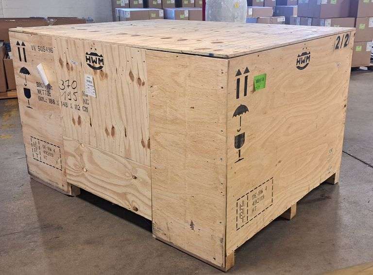 Wooden Shipping Container ... 44.5 x 58 x 74 in. image