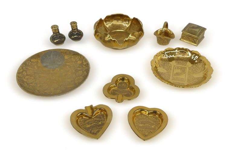 Century of Progress World's Fair Gold Tone Souvenir Collection image