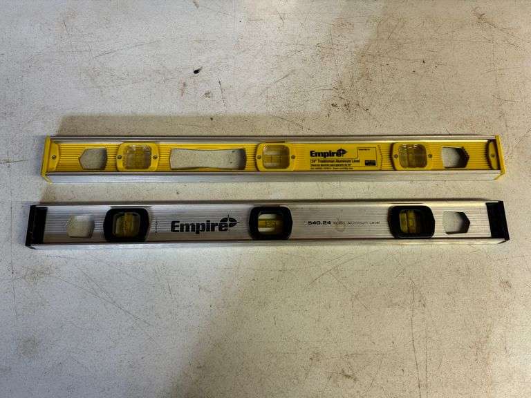 Two 24 in. Empire Aluminum Levels image