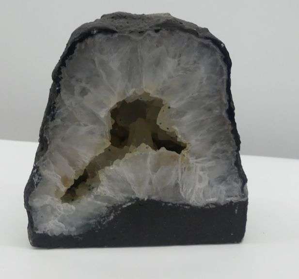 Quartz Geode Specimen with Dark Matrix image