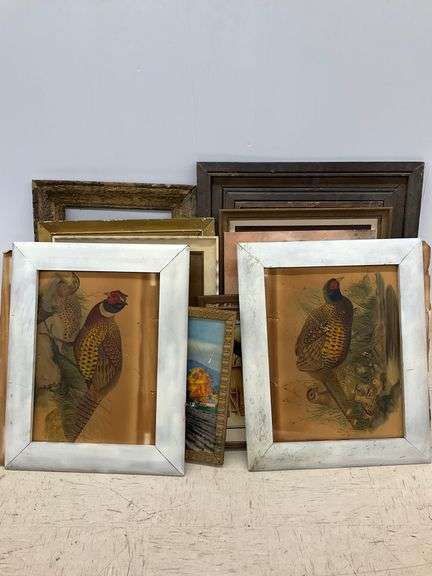 Vintage Framed Artwork and Wall Decor... see photos image
