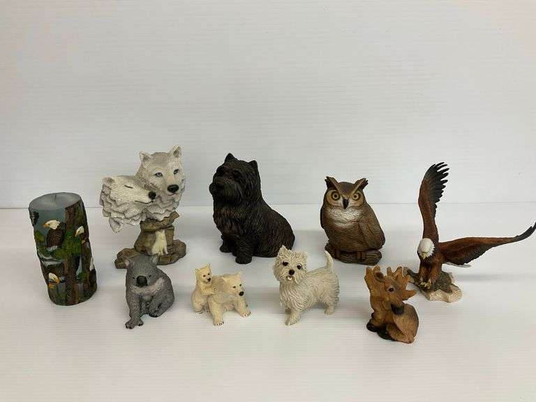 Animal Figurines - Dogs, Eagles, Owls, Koala, and Others image