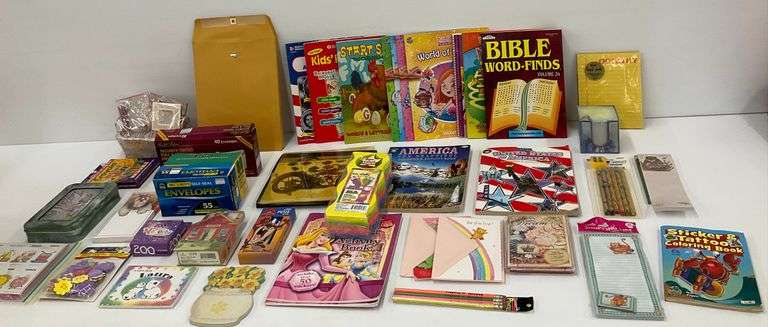 Primarily New Items: Stationery, Books, Envelopes, Craft Supplies, and More image