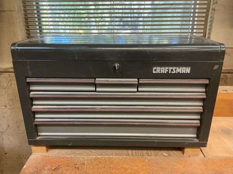 Craftsman Tool Chest with Drawers and Top Storage ... 15 x 26 x 12 in. image