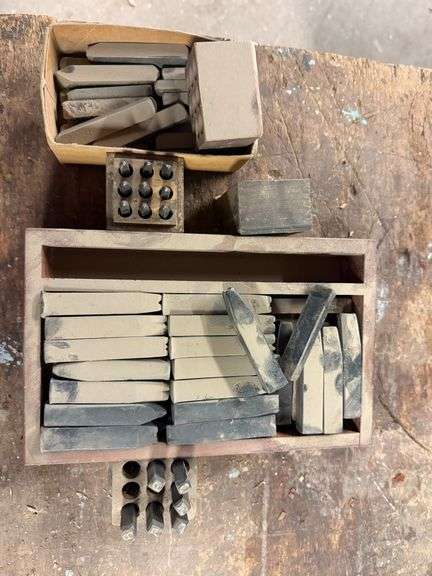 Assorted Steel Stamp Set ... See Photos image