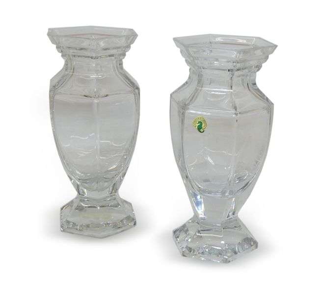 Pair of Waterford Crystal Vases image