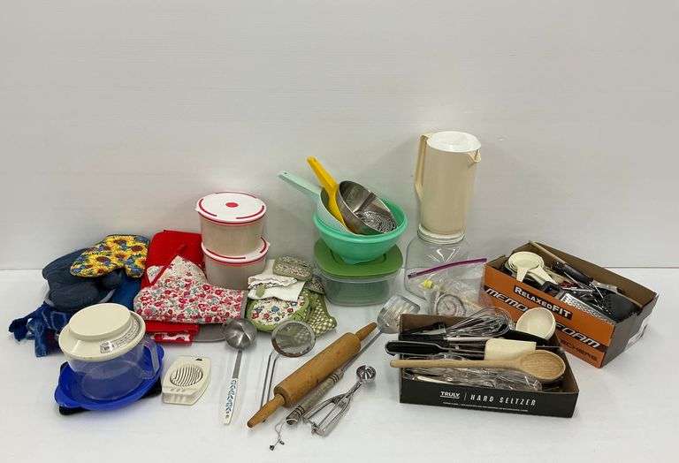 Group of Kitchen Tools and Supplies image