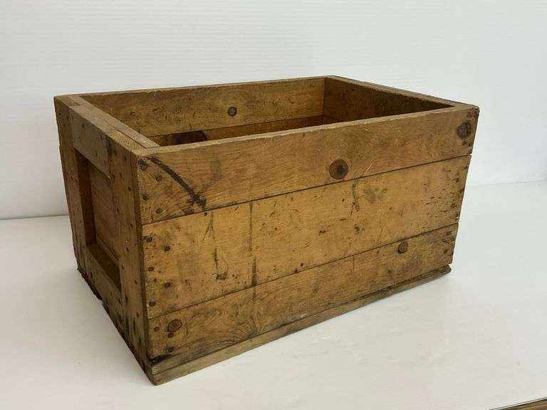 Rustic Wooden Storage Box image