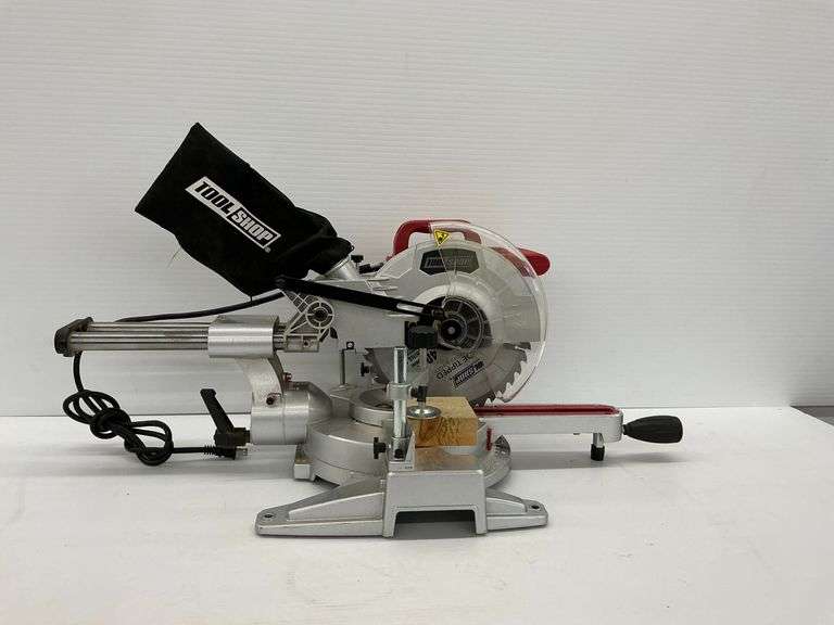 Tool Shop 10" Sliding Compound Miter Saw, works image