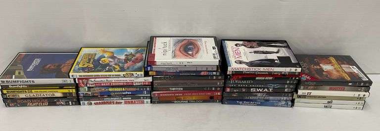 Group of DVDs - Movies and TV Shows image