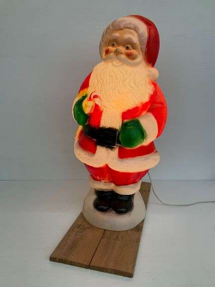 Santa Blow Mold…30 in. Tall image