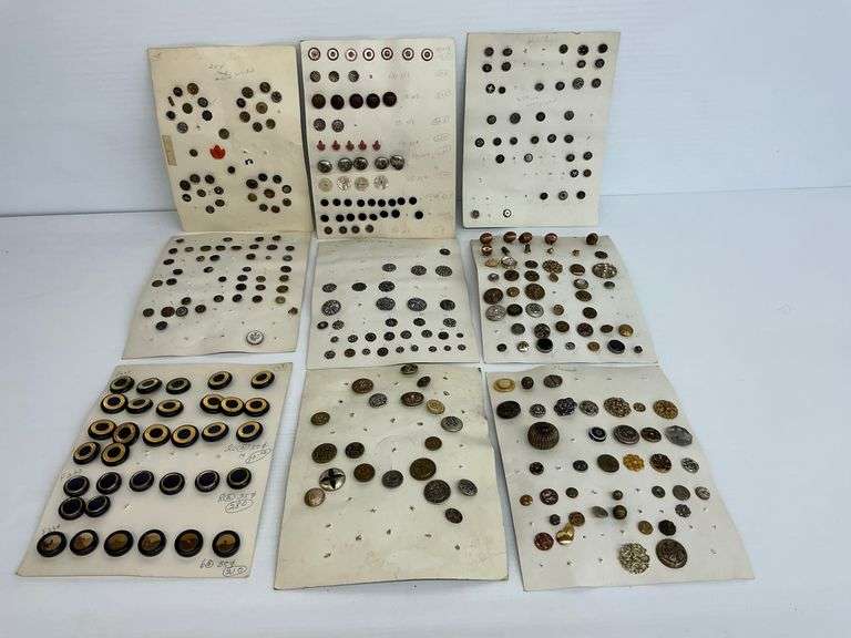 Assortment of Vintage Decorative Buttons image