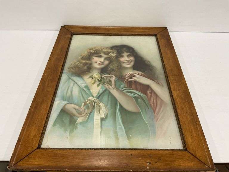 W.H. McEntee Ornate Wooden Frame Print image