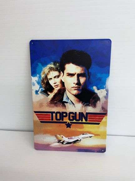 Top Gun Movie Poster Metal Sign image