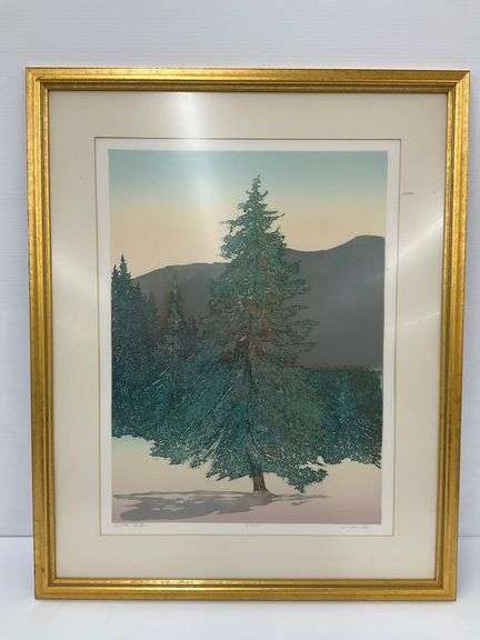 Jack Willis "Winter Glow" Signed and Numbered Framed Print image