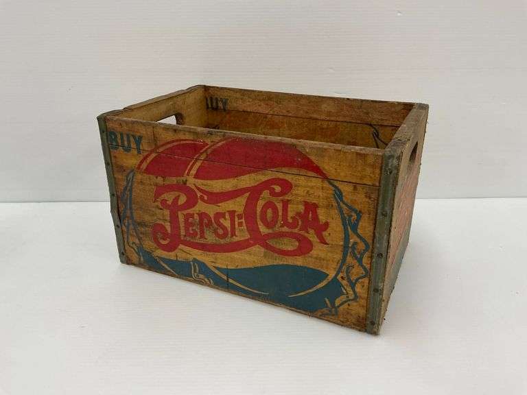 Pepsi-Cola Wooden Crate image