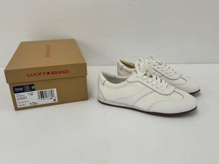 New Lucky Brand LP-Kalifo White Sneakers - Size 7.5M image