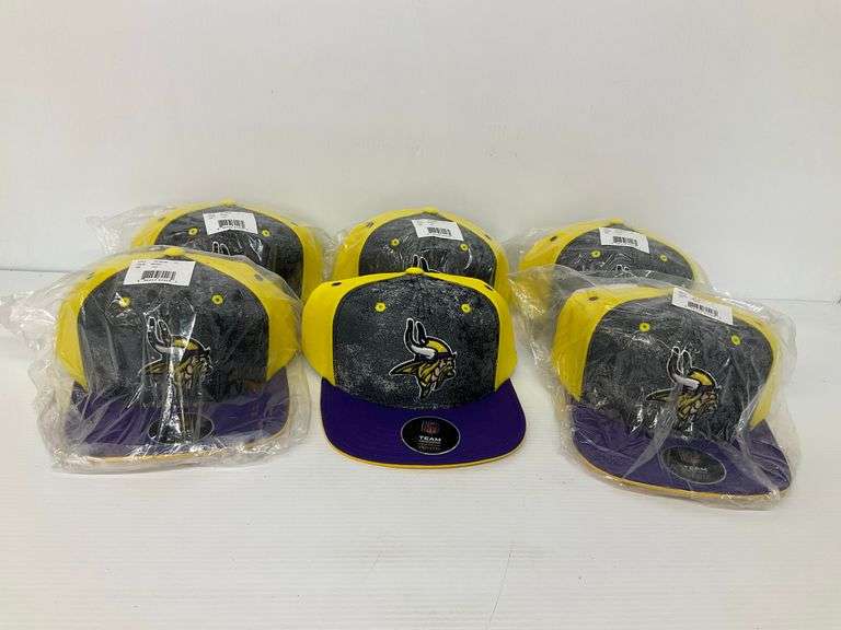 Six New Minnesota Vikings Youth Hats image
