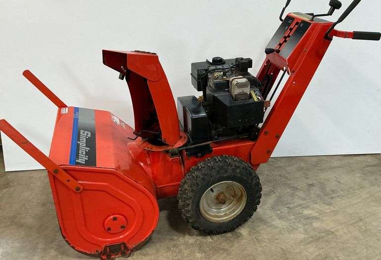 Simplicity Sno-Away 8 Snow Blower... works image