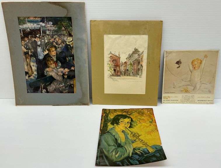 Lithographs and Sign - Renoir, Advertising, and More image