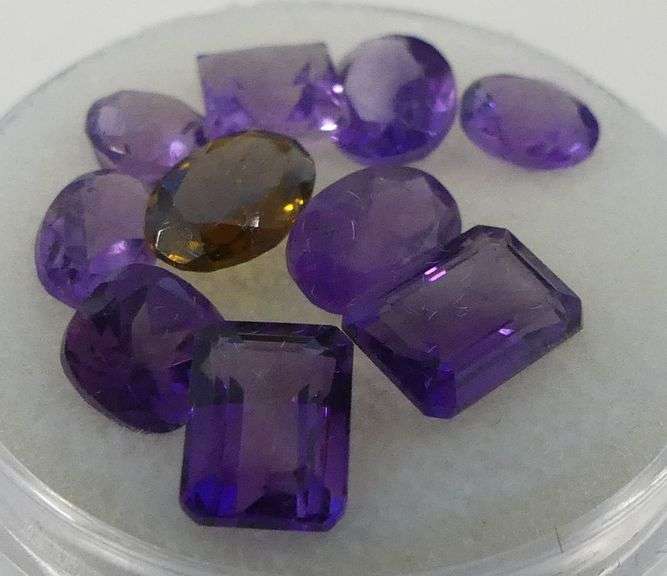 Amethyst and Citrine Gemstons....8.05 carats image
