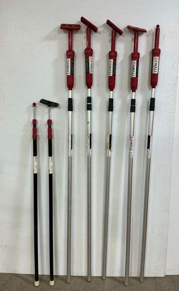 Lot of ZipWall Dust Barrier Support Poles image