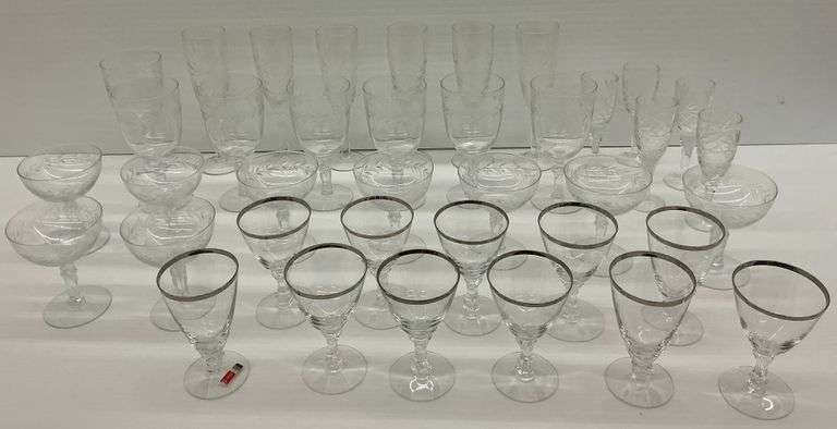Fostoria Glassware Group - 38 Pieces image