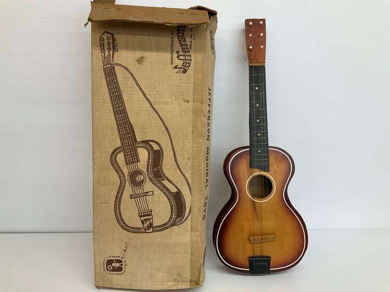 Vintage Jefferson Musical Toys Guitar with Original Box image
