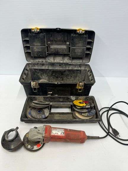 Milwaukee Heavy Duty Angle Grinder w/ Case & Accessories image