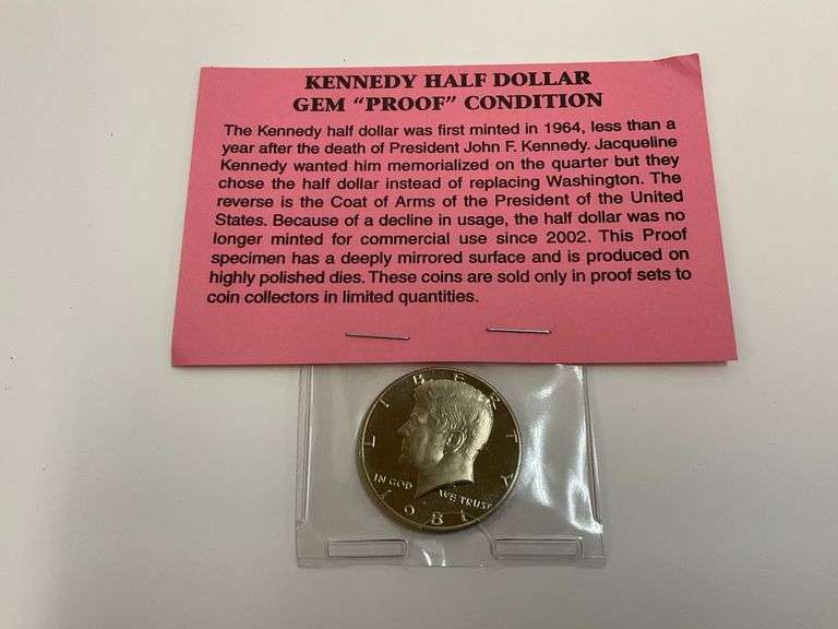 1983 Kennedy Half Dollar Gem Proof image